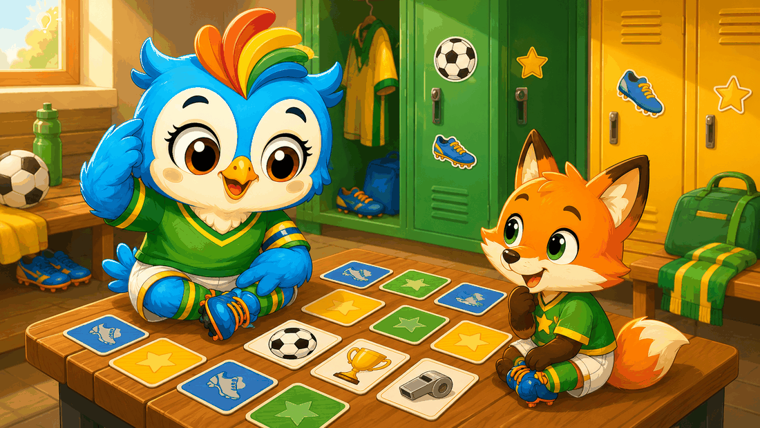 Bloco 2 — Memória de Trabalho: exercícios de memorização com futebol
